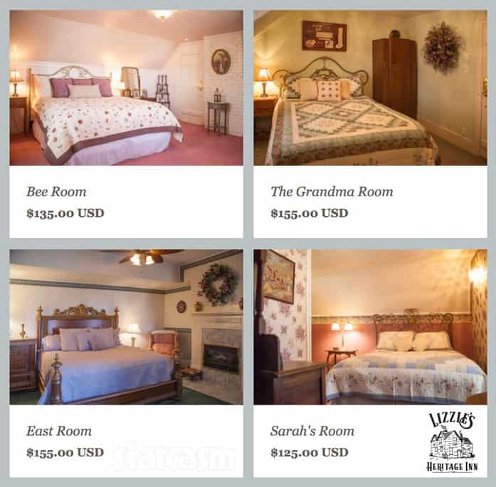 Meri Brown bed and breakfast interior photos