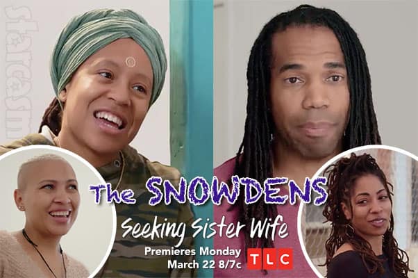 Seeking Sister Wife Season 3 Dimitri Snowden and Ashley Snowden plus Christeline and Tayler