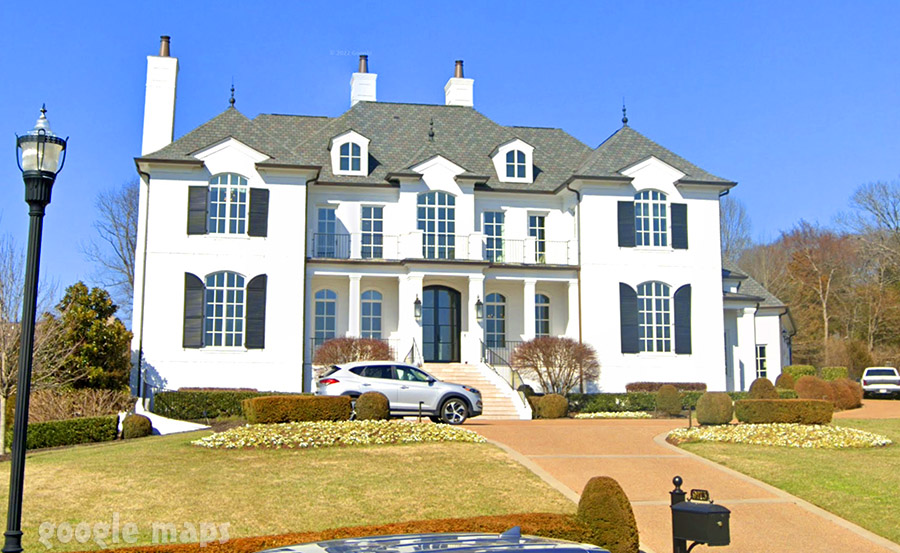 Todd Chrisley's House in Brentwood, Tennessee