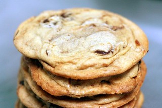 big fat chewy chocolate chip cookies