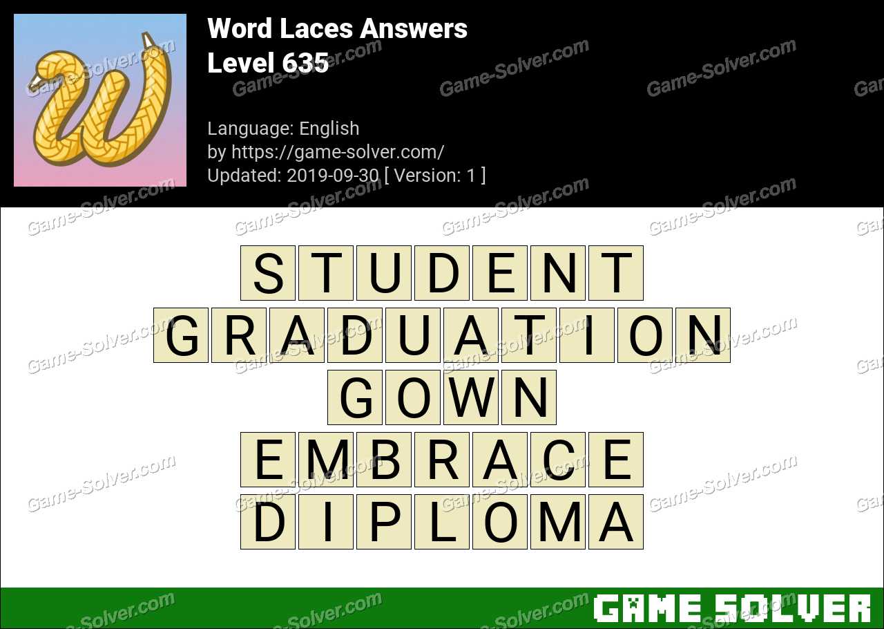 Word Laces Level 635 Answers