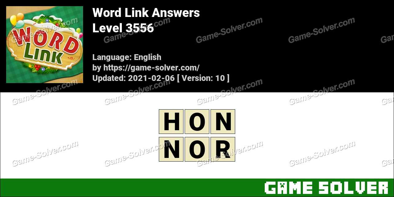 Word Link Level 3556 Answers