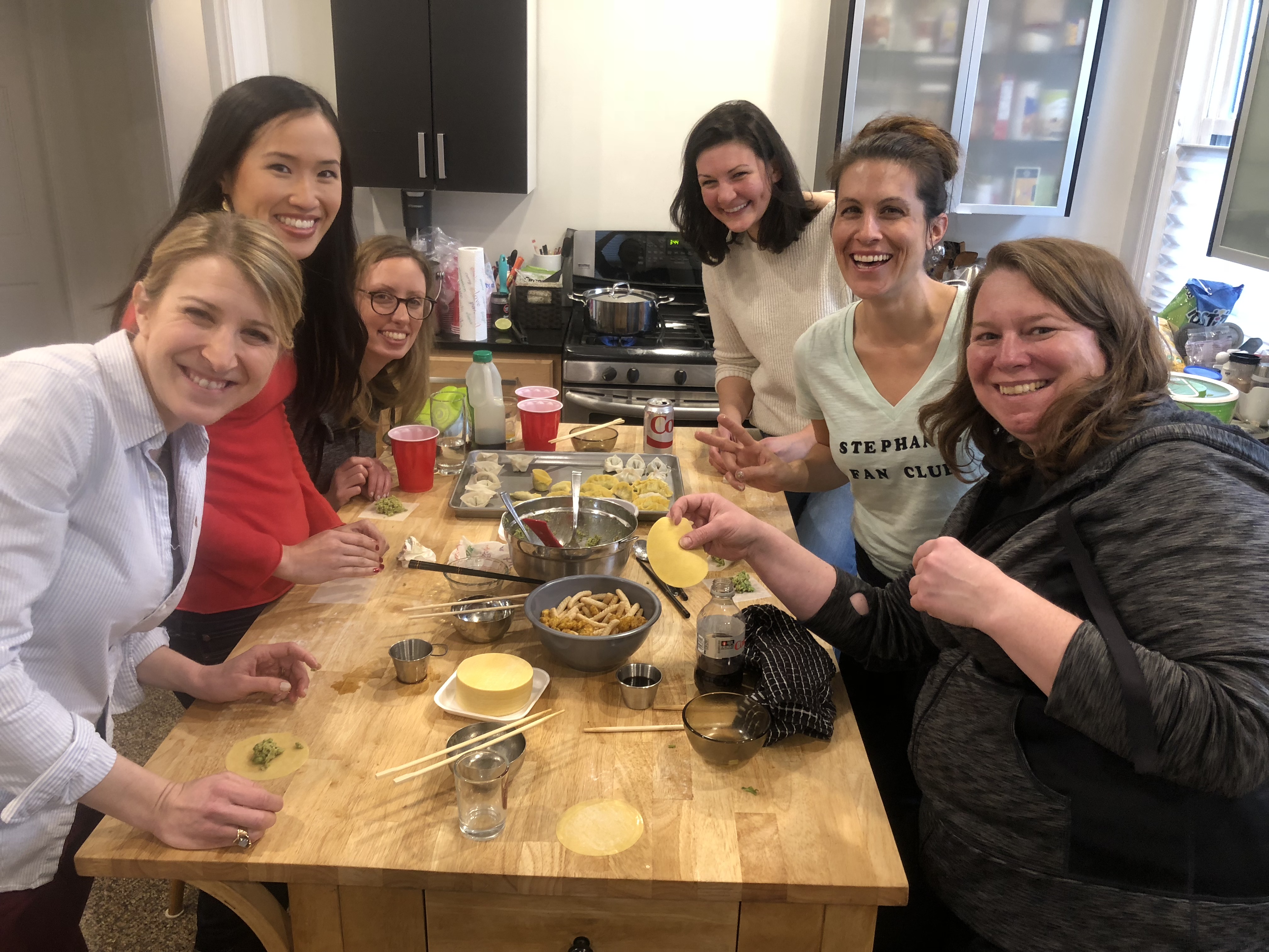 Making dumplings!