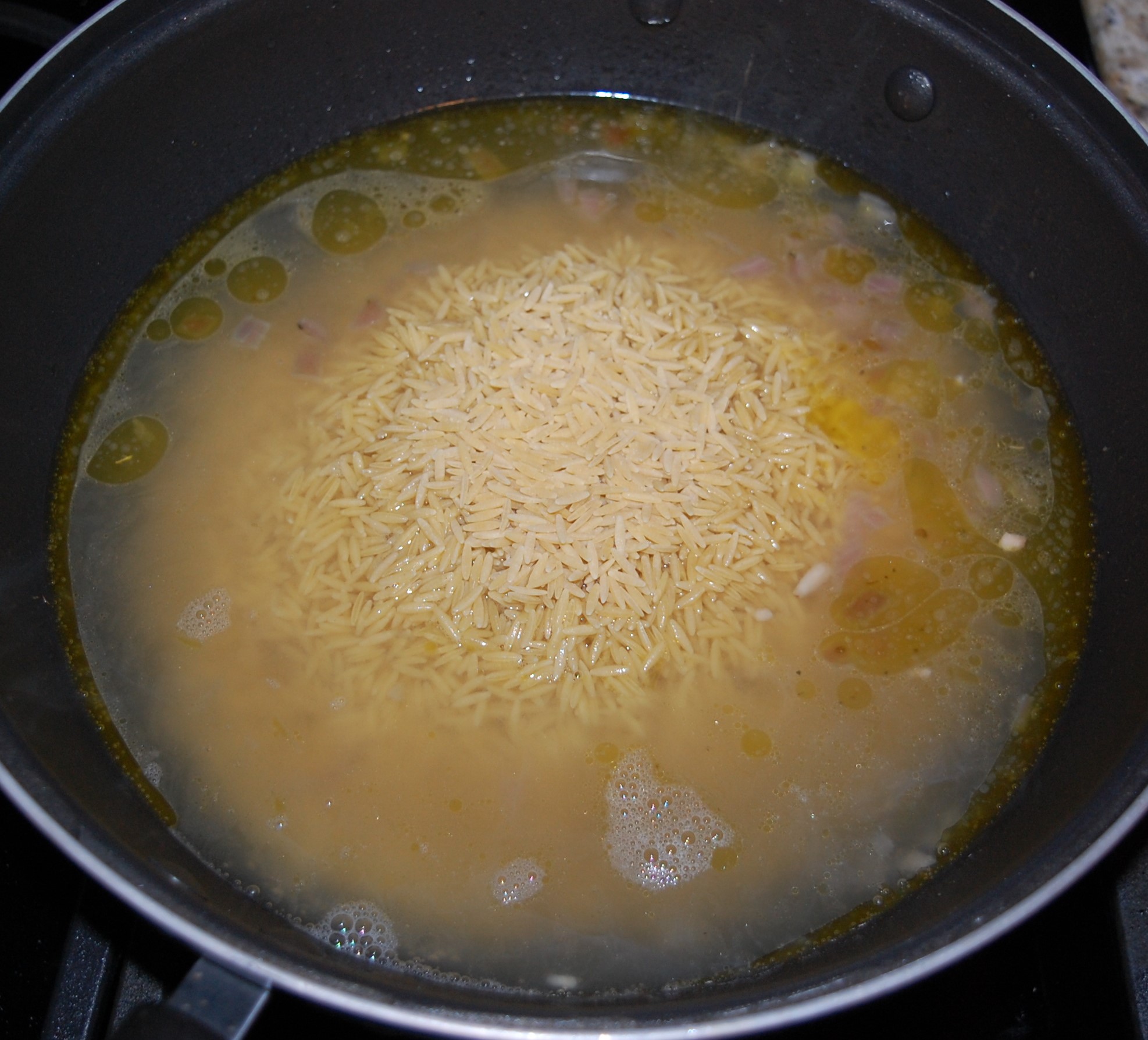 Cheesy Orzo Stolenrecipes Net