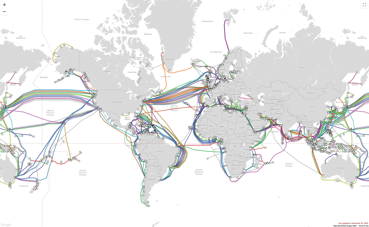 The Internet's submarine backbone