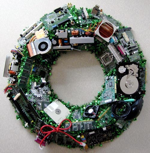 computer-wreath