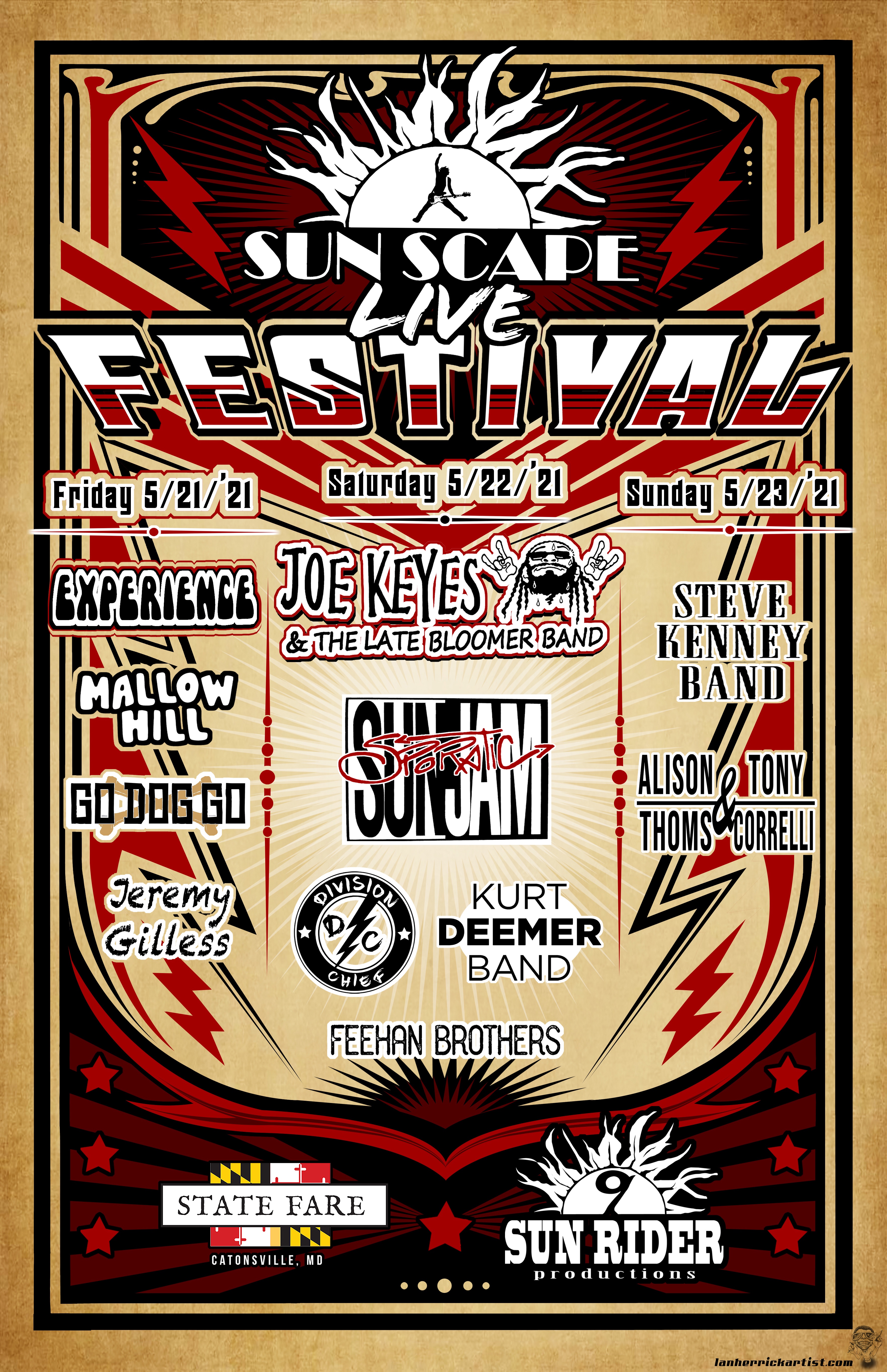 Sun Scape Live Festival 2021 Sun Rider 9 Productions Llc