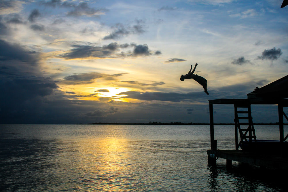 couché de soleil honduras