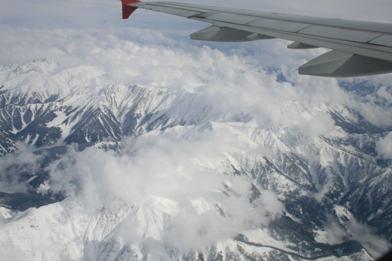 Himalaya from Kingfisher airplane