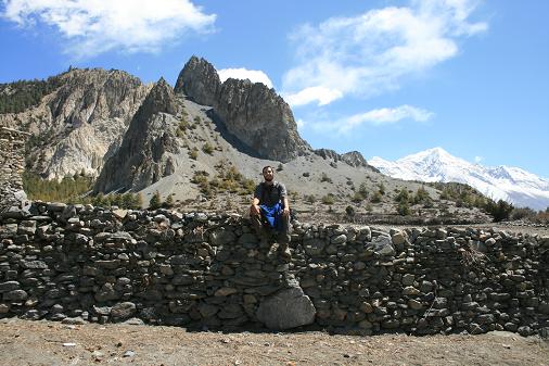 Landscape near of Manang Landscape near of Manang