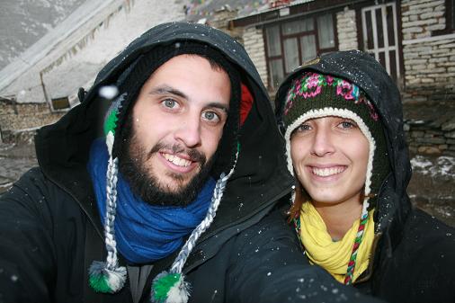 It's snowing in Thorung Phedi It's snowing in Thorung Phedi