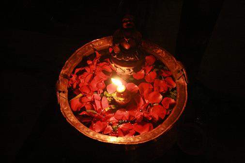 Buddha in the night Buddha in the night