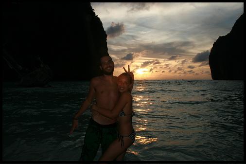 Maya Beach sunset Maya Beach sunset