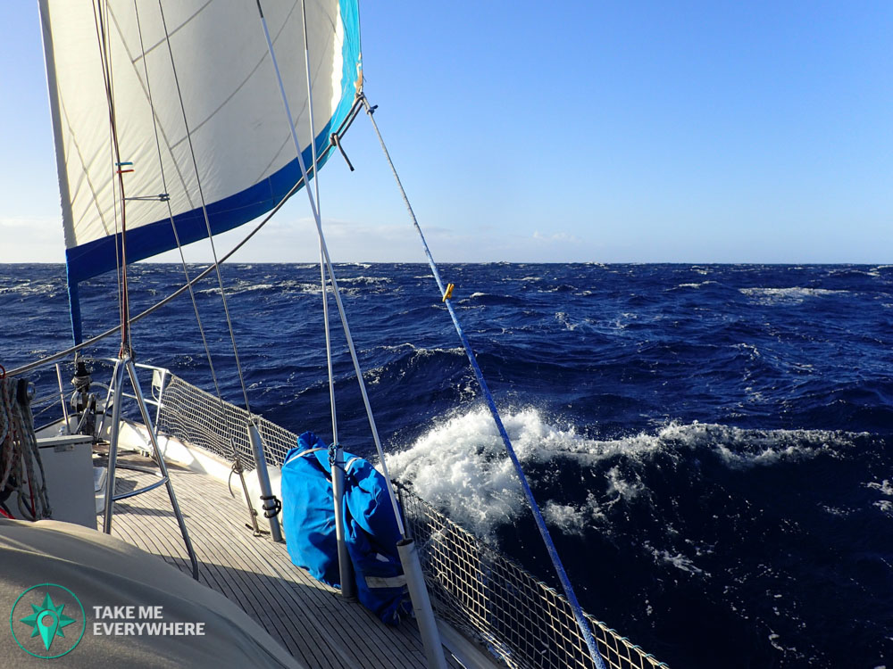 The departure and the waves