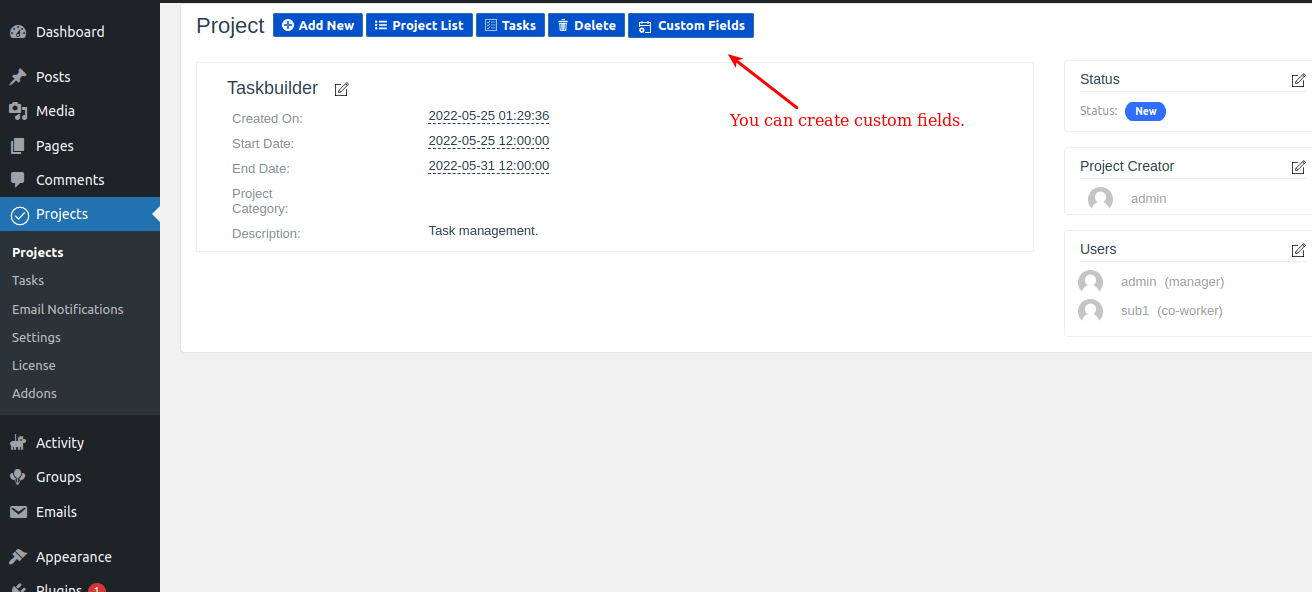 custom_fields_in_project