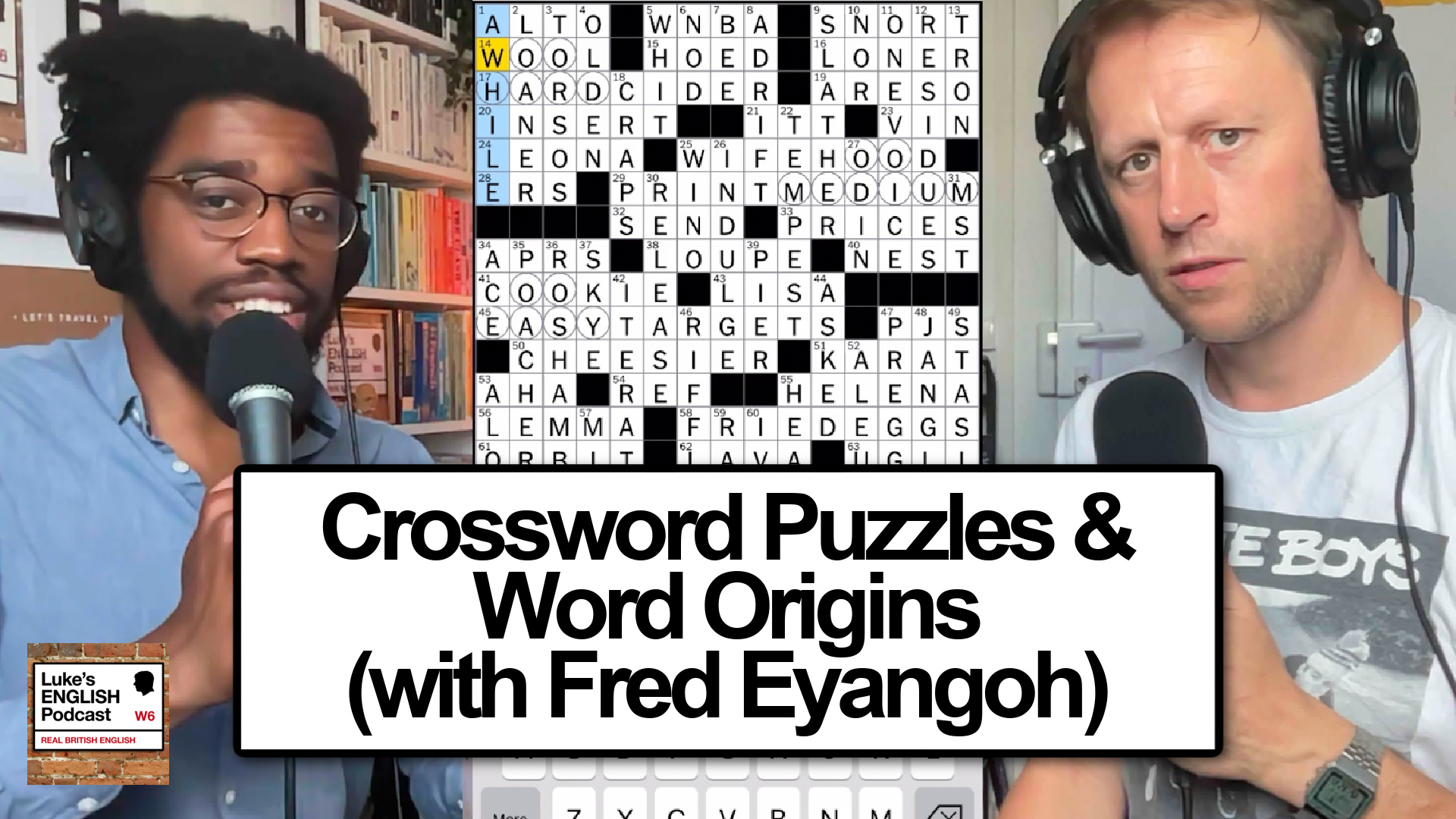 785 Crossword Puzzles Word Origins With Fred Eyangoh Luke S English Podcast