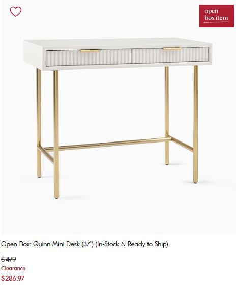 West Elm Open Box That Outlet Girl