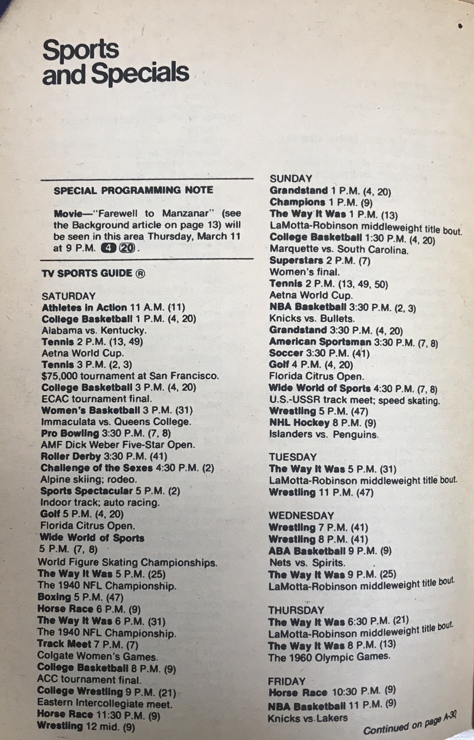 Let S Read Tv Guide March 1976 The Avocado
