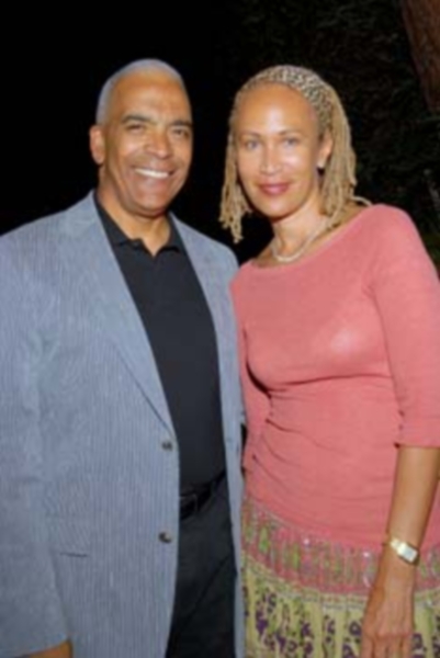 Stan Lathan with his wife, Marguerite.