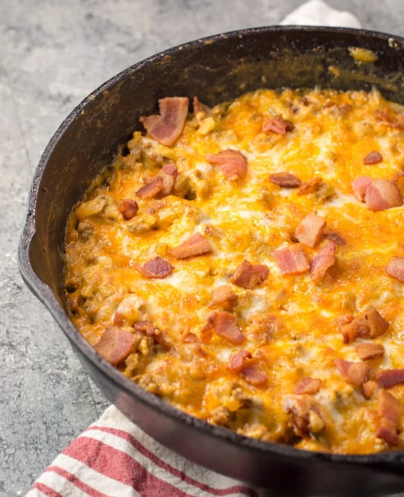 Keto Cheeseburger Casserole Skillet The Best Keto Recipes