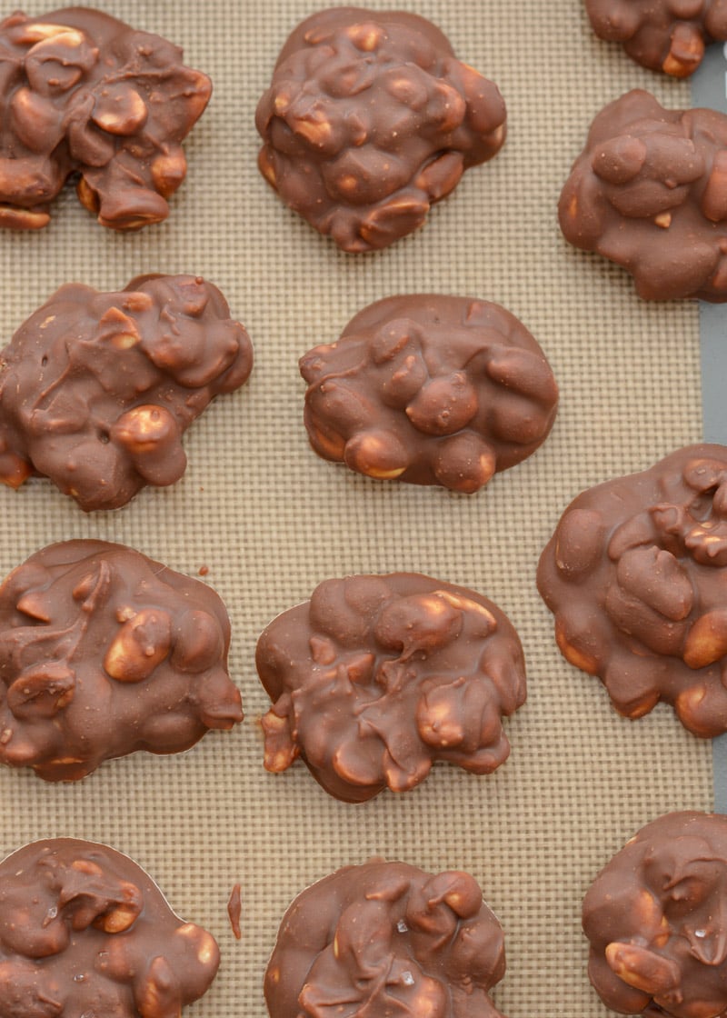 Keto Crockpot Candy Chocolate Peanut Clusters The Best Keto Recipes