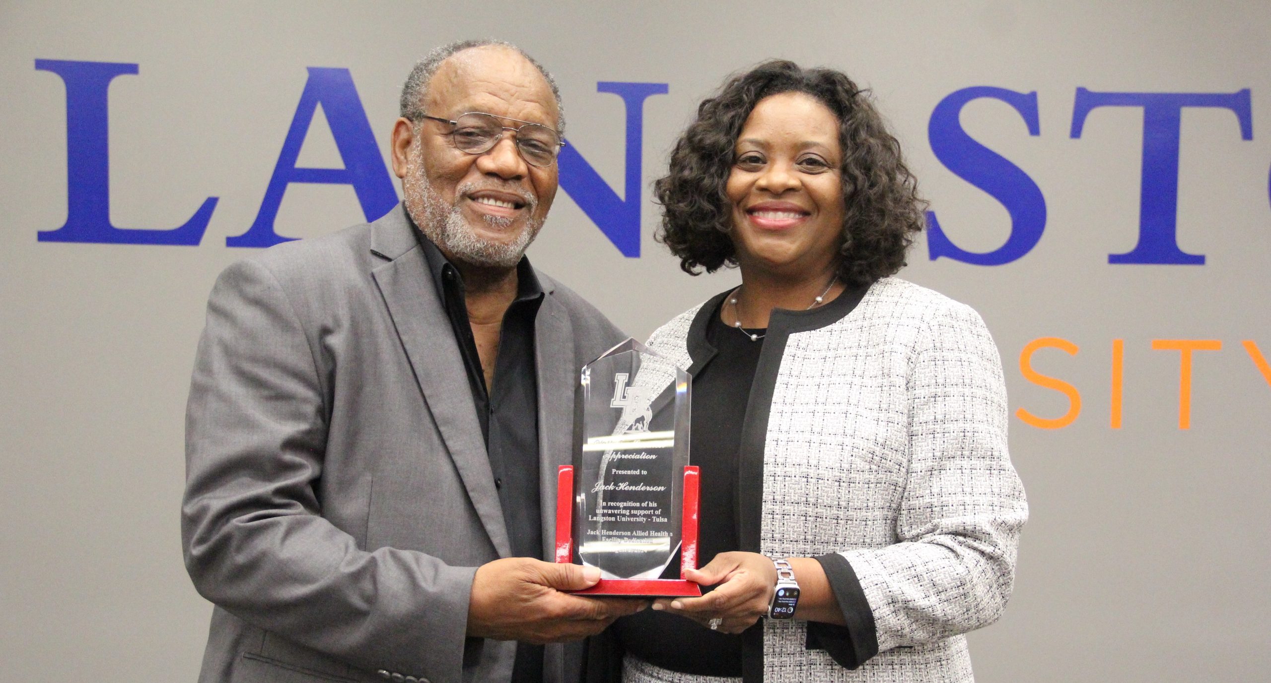 Jack Henderson Honored with Langston U Building Dedication