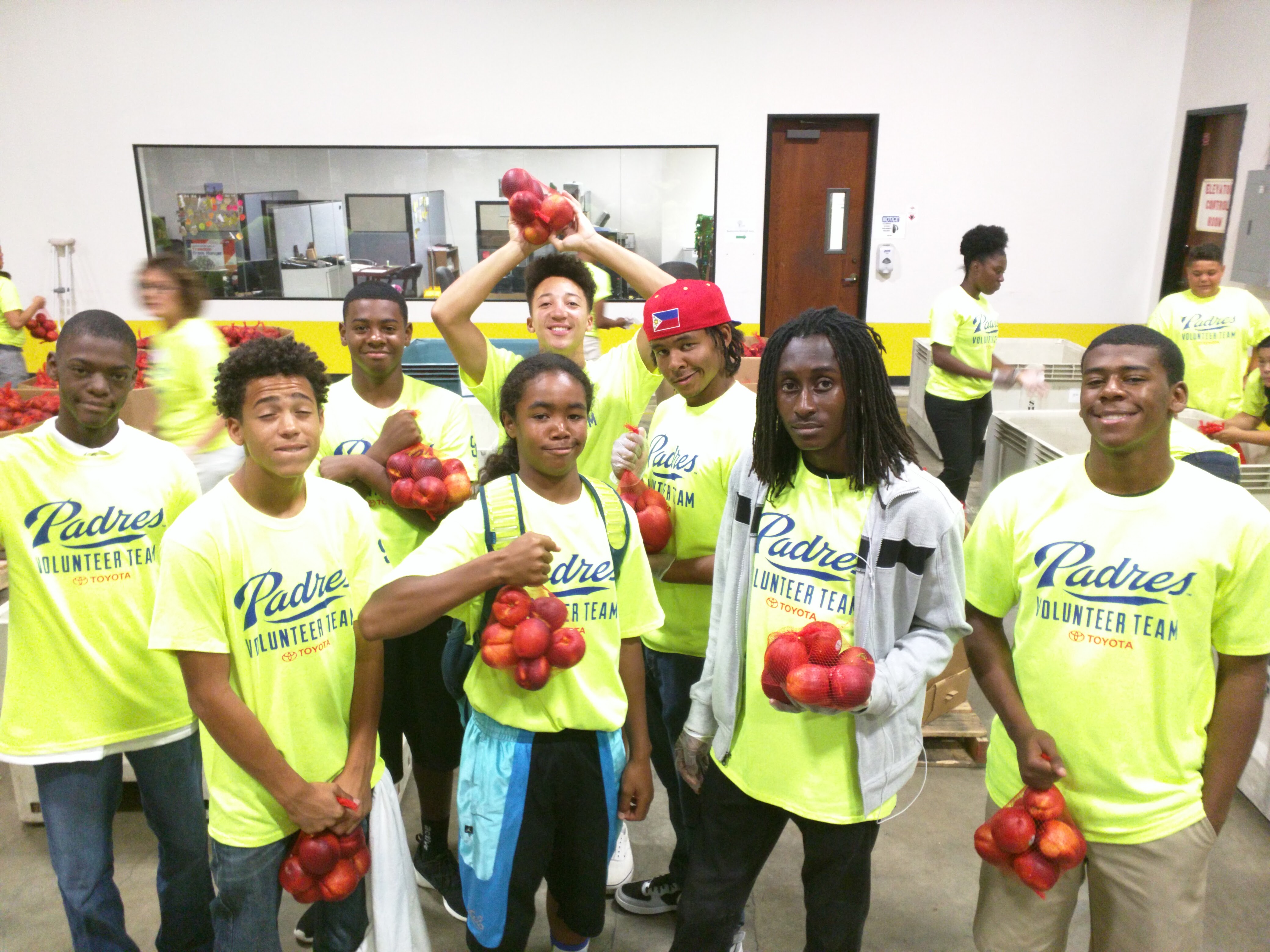 Volunteering With The Padres Volunteer Team The Blue Heart Foundation