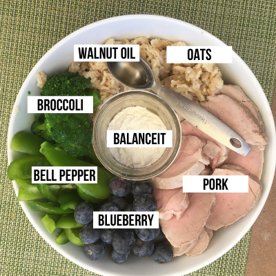 Homemade Dog Food Recipe Pork And Oat The Canine Health Nut