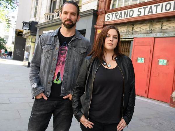 Paranormal Lockdown co-stars Nick Groff and Katrina Weidman