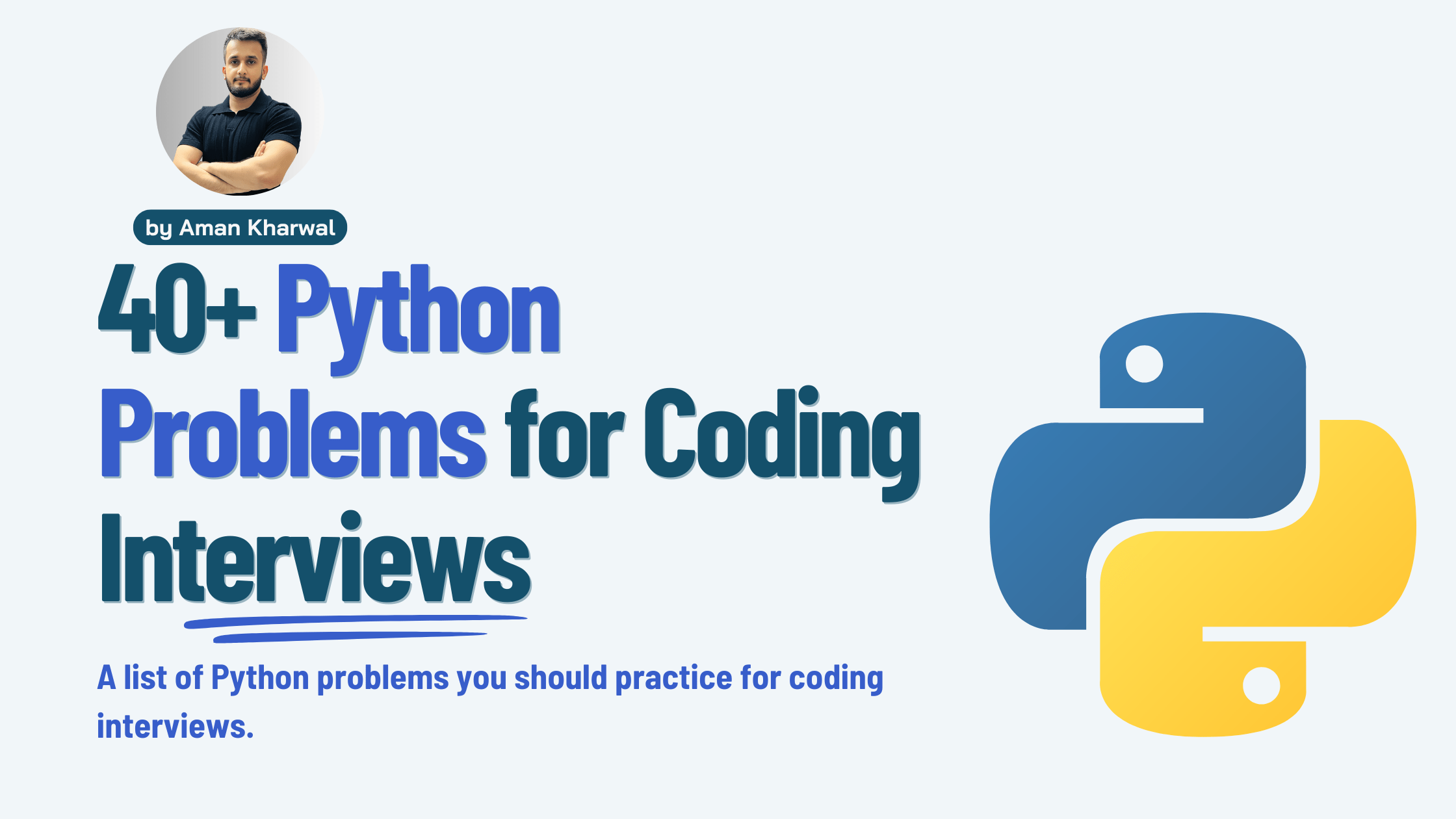 Python Problems for Coding Interviews