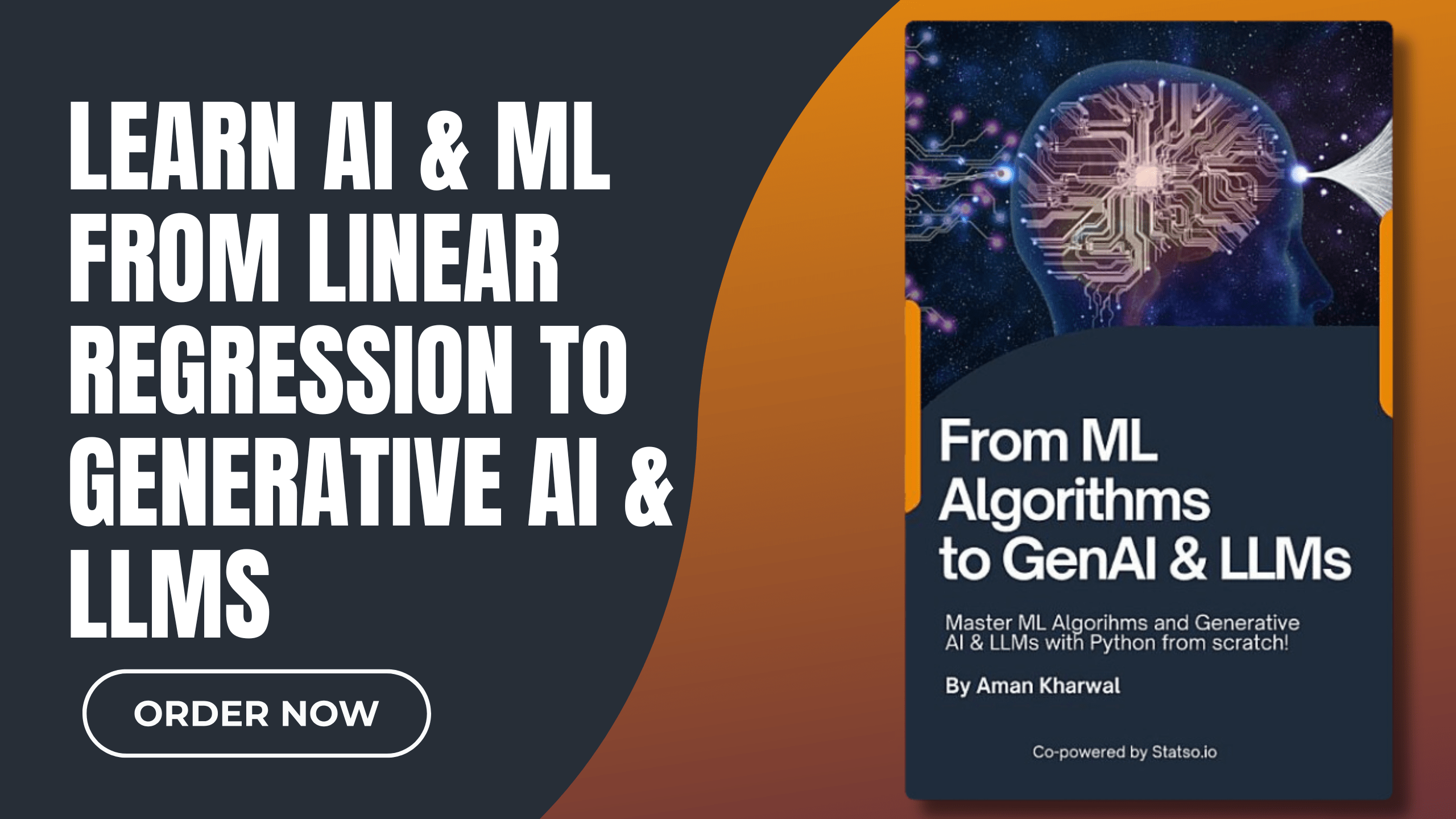 From ML Algorithms to GenAI & LLMs: Book Overview