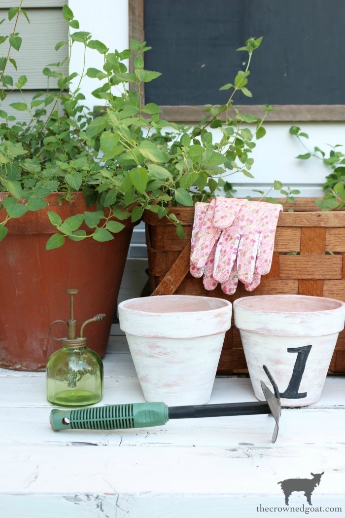 How To White Wash Terracotta Pots With Chalk Paint