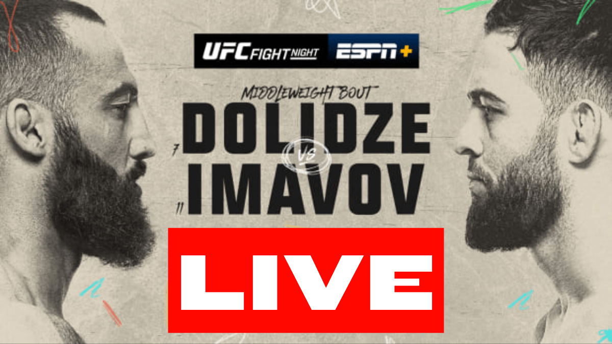 UFC Tonight: Free Live Stream Results & Highlights – Dolidze vs. Imavov