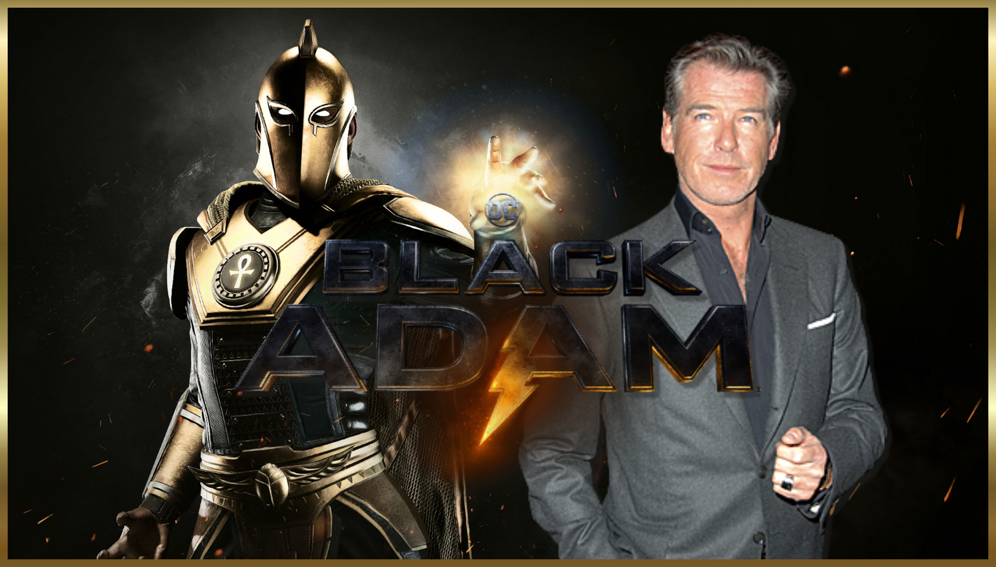 Black Adam Pierce Brosnan Cast As Doctor Fate Future Of The Force