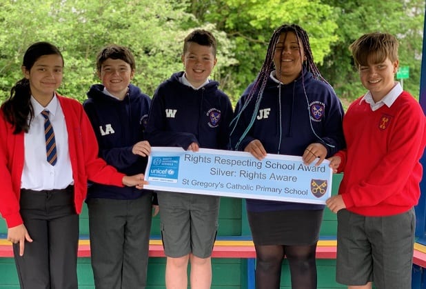 St Gregory S Catholic Primary School Receives Unicef Silver Award The Isle Of Thanet News