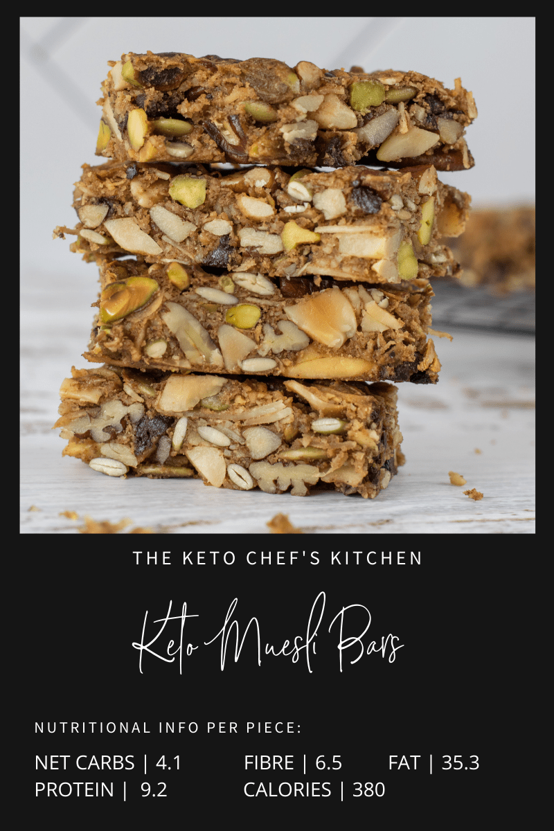 Homemade Keto Muesli Bars The Keto Chef S Kitchen