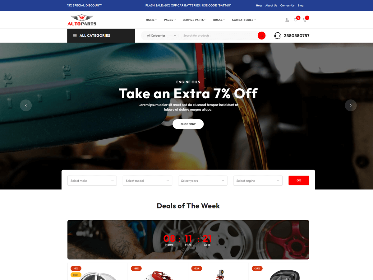 AutoParts Online Store