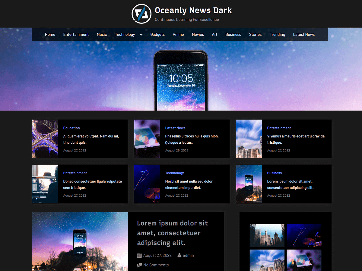 Oceanly News Dark