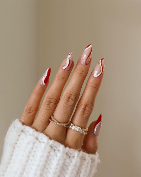 50 Christmas Nails For A December Mani The Pink Brunette