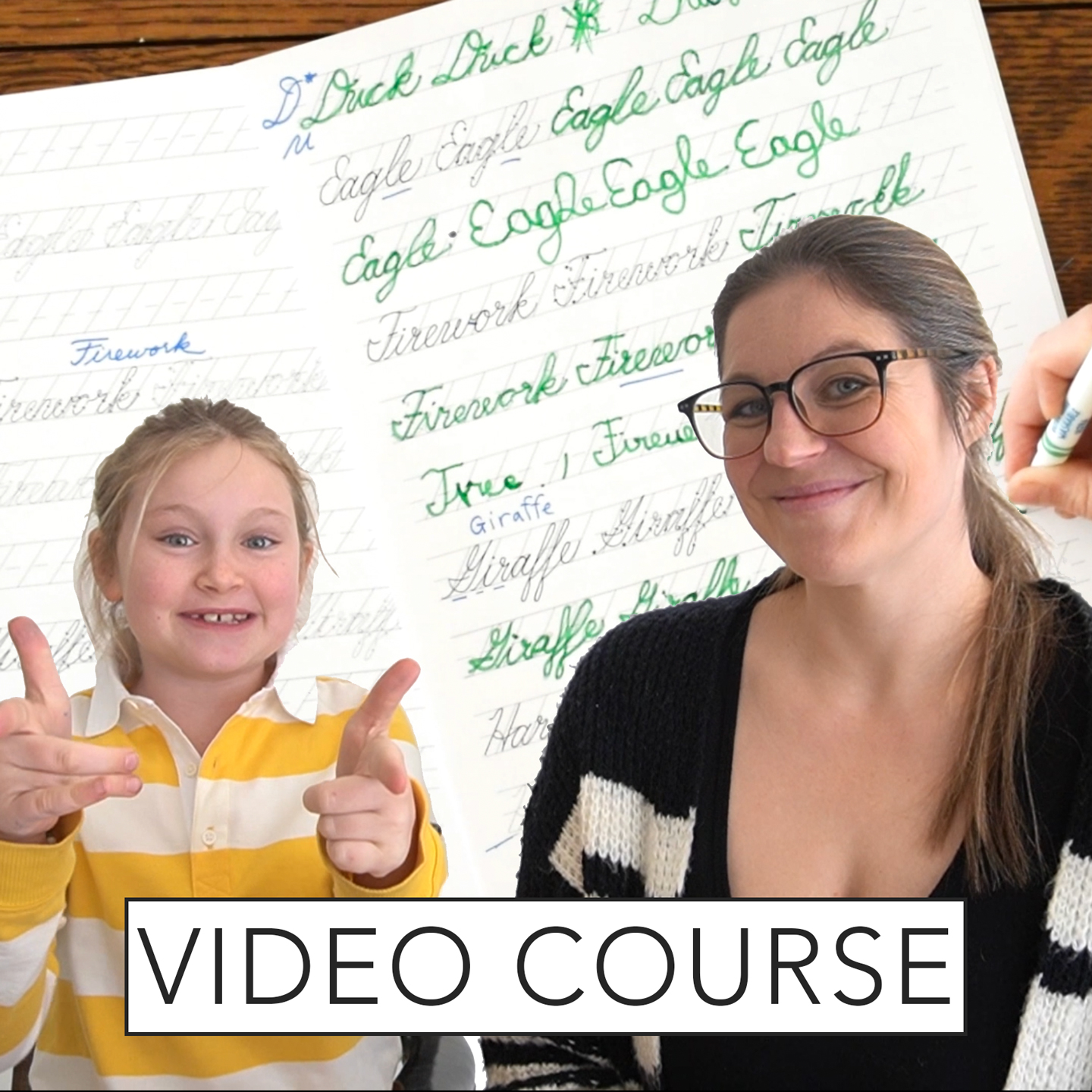 Enjoy TPK's free Learn Cursive for Kids (and Adults!) Video Course