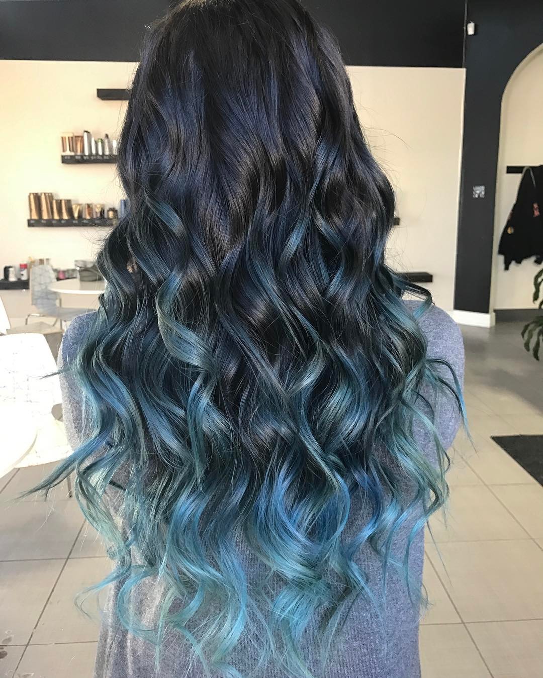 40 Fairy Like Blue Ombre Hairstyles