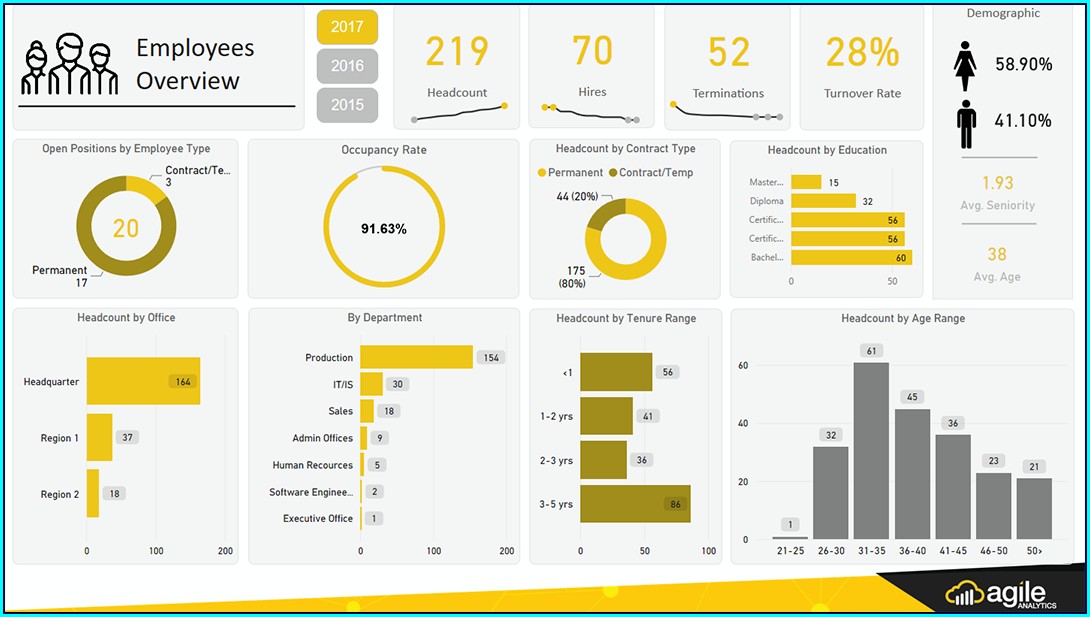 Power Bi Kpi Dashboard Template Templates 2 Resume Examples Otosection