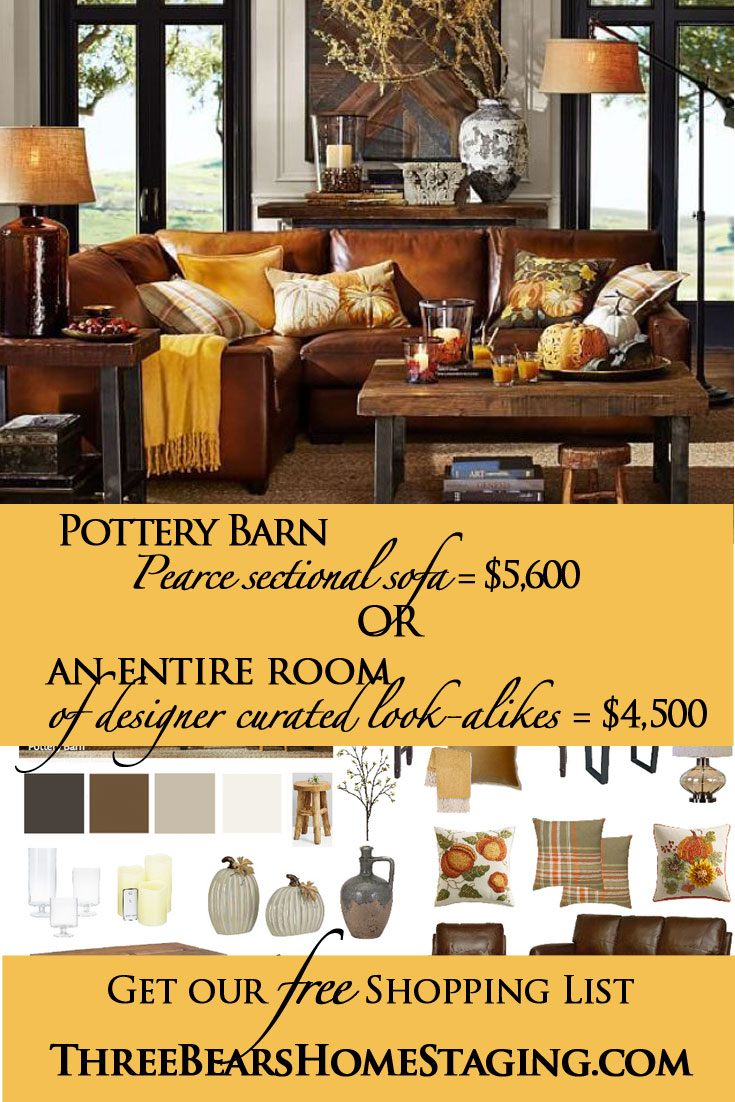 Pottery Barn Inspired Fall Living Room For Less With Free Shopping List
