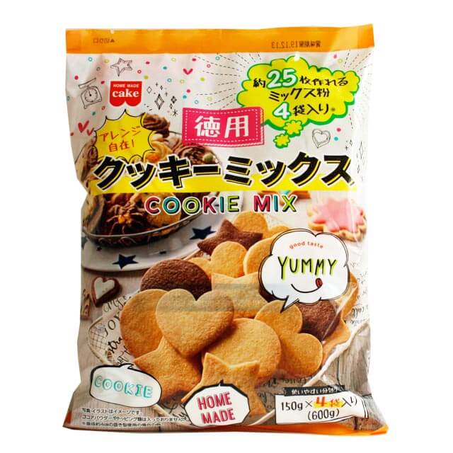 【マラソン限定ポイント3倍】共立食品 徳用クッキーミックス 600g(150g×4)