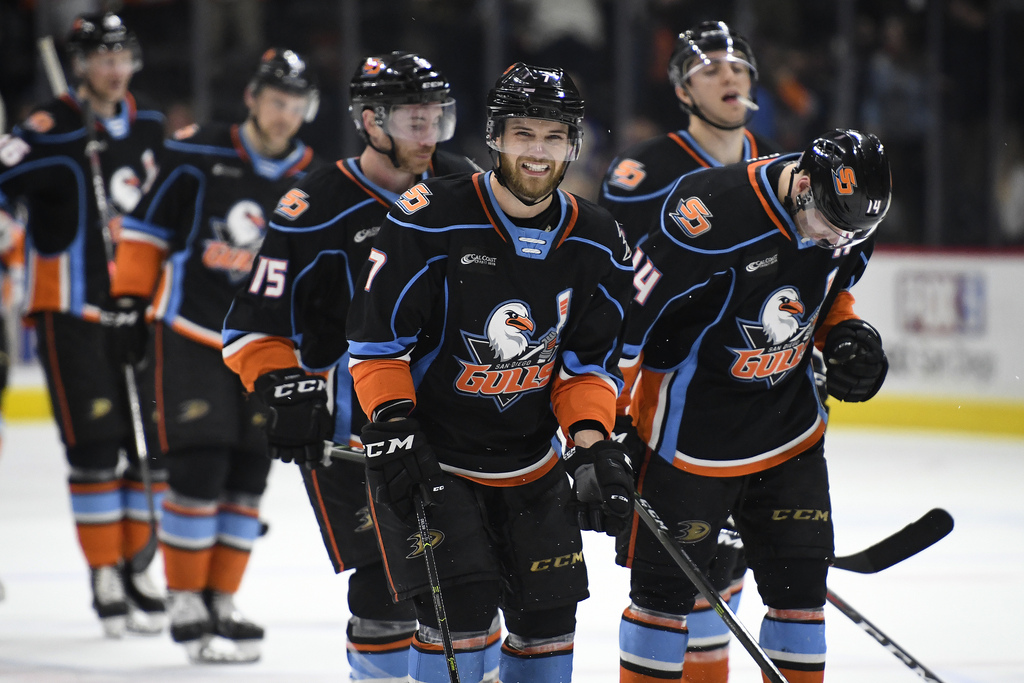 San Diego Gulls Defeat Ontario Reign In Shootout Times Of San Diego