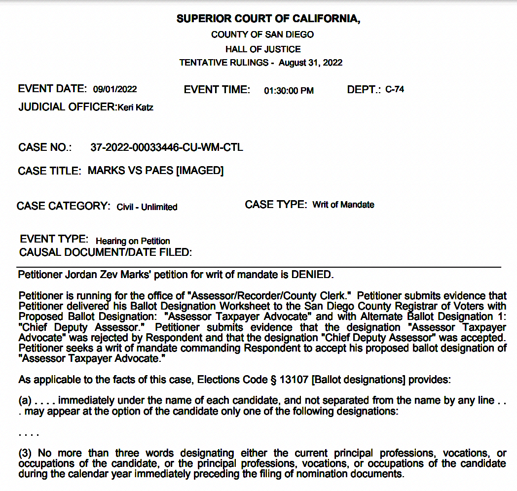 Superior Court Of California Dept Event Date Event Time Judicial Officer Keri Katz Case No Case Category Event Type Cas