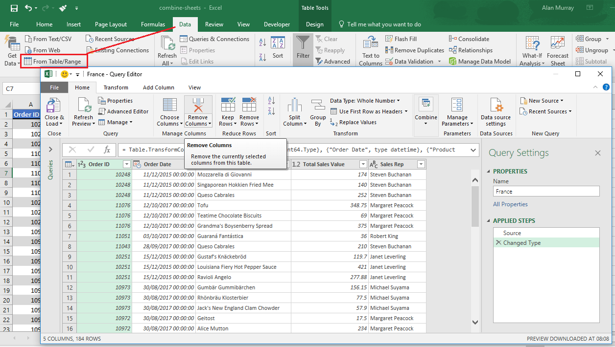 Combine Data From Multiple Worksheets Into A Single Worksheet In Excel 4170