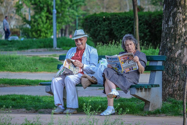 grands-parents, vieille, sénior