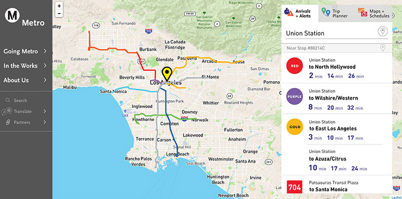 Transit Maps Official Map Los Angeles Metro Rail Busway Map 2022