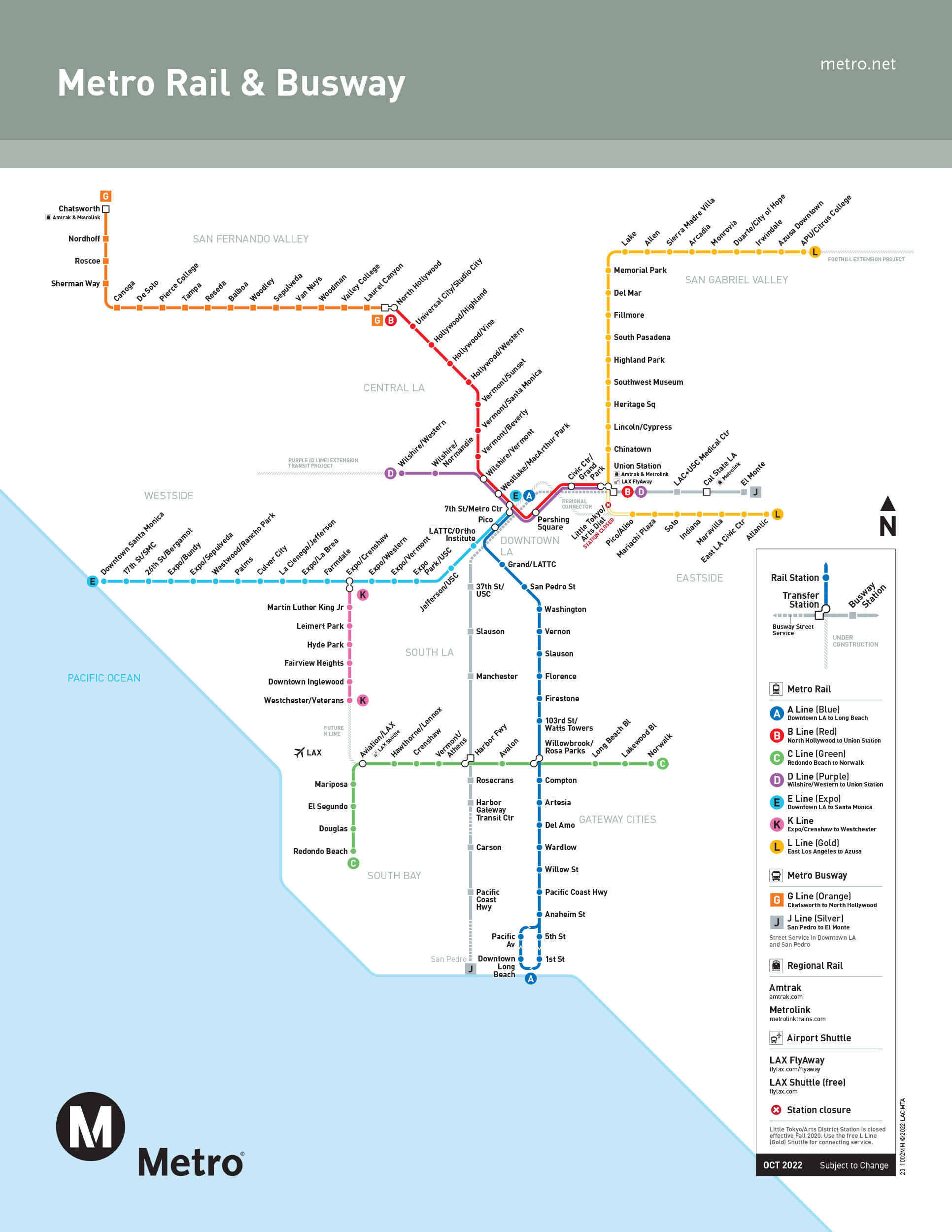 Transit Maps Los Angeles